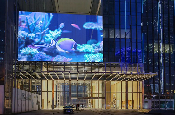 能抗能打？这款户外格栅屏为何能成为350vip浦京光电“头牌”？